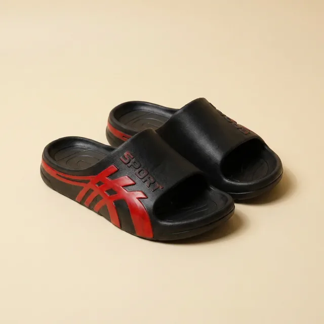 Sandal anak laki-laki hitam merah